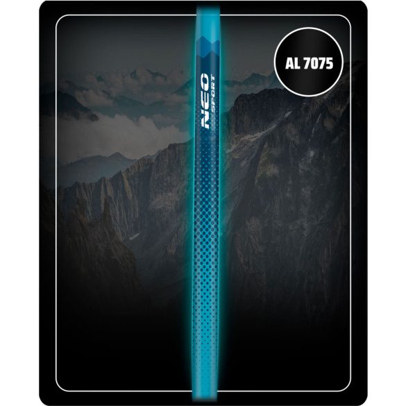 Túrabot, Neo-Sport NS-382, kék, alumínium, parafa és EVA hab markolat, teleszkópos, 85 / 130 cm, 1 pár