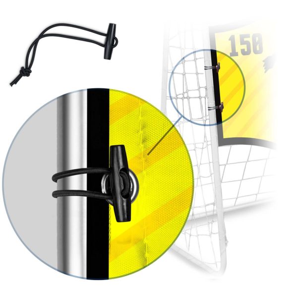 Célzóponyva futballkapura, Neo-Sport, 180 x 120 cm, vízálló, ütésálló, rögzítőkkel, könnyű felszerelés