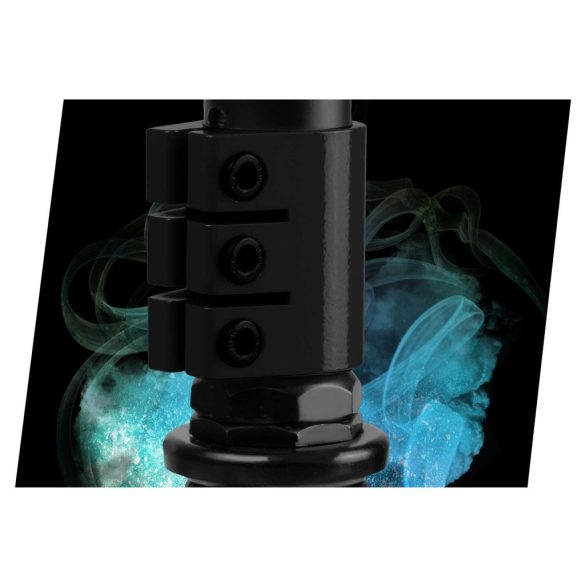 Kaszkadőr roller, SOKE GO!, türkiz, BioHazard mintás, 83 cm, 10 cm 88A PU kerekek, ABEC-9 csapágy, Y kormány, Flex Fender fék, tripla alumínium bilincs