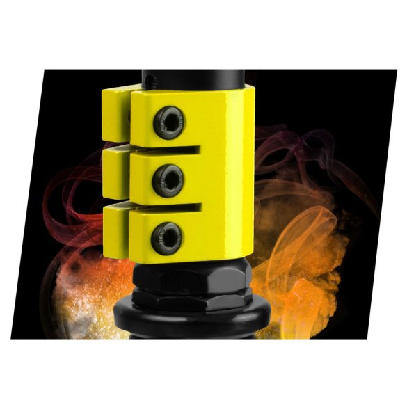 Kaszkadőr roller, SOKE GO!, narancssárga, 82 cm, 10 cm 88A PU kerekek, ABEC-9 csapágy, Y kormány, Flex Fender fék, tripla alumínium bilincs