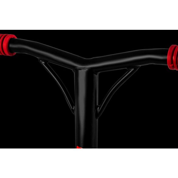 Klasszikus roller, SOKE EVO, piros, 83 cm, 10 cm 88A PU kerekek, ABEC-9 csapágy, HIC kompresszió, integrált kormánycsapágy, Y kormány, max. 100 kg