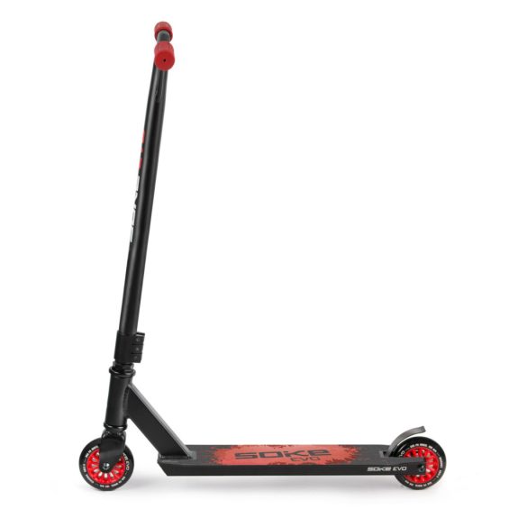 Klasszikus roller, SOKE EVO, piros, 83 cm, 10 cm 88A PU kerekek, ABEC-9 csapágy, HIC kompresszió, integrált kormánycsapágy, Y kormány, max. 100 kg