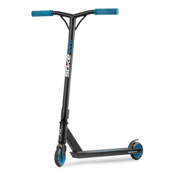 Klasszikus roller, SOKE EVO, kék, 83 cm, 10 cm 88A PU kerekek, ABEC-9 csapágy, HIC kompresszió, integrált kormánycsapágy, Y kormány, max. 100 kg