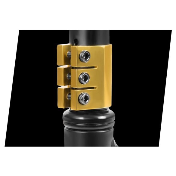 Kaszkadőr roller, SOKE PRO, arany, mintás, 85 cm, 11 cm 88A PU kerekek, ABEC-9 csapágy, HIC kompresszió, Y kormány, max. 100 kg