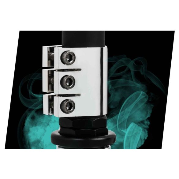 Kaszkadőr roller, SOKE EVO Street, ezüst, 85 cm, 10 cm 88A PU kerekek, ABEC-9 csapágy, 360°-ban forgó T-kormány, Flex Fender fék, max. 100 kg