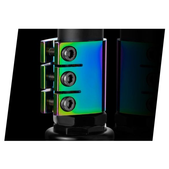 Kaszkadőr roller, SOKE EVO Street, fekete, 85 cm, 10 cm 88A PU kerekek, ABEC-9 csapágy, Flex Fender fék, T kormány, max. 100 kg