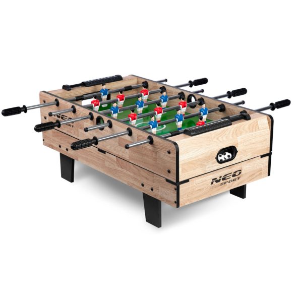 Multifunkciós játékasztal, Neo-Sport NS-800, 4 az 1-ben, 80 × 43 × 30 cm, csocsó, pingpong, léghoki és biliárd, teljes kiegészítőkkel