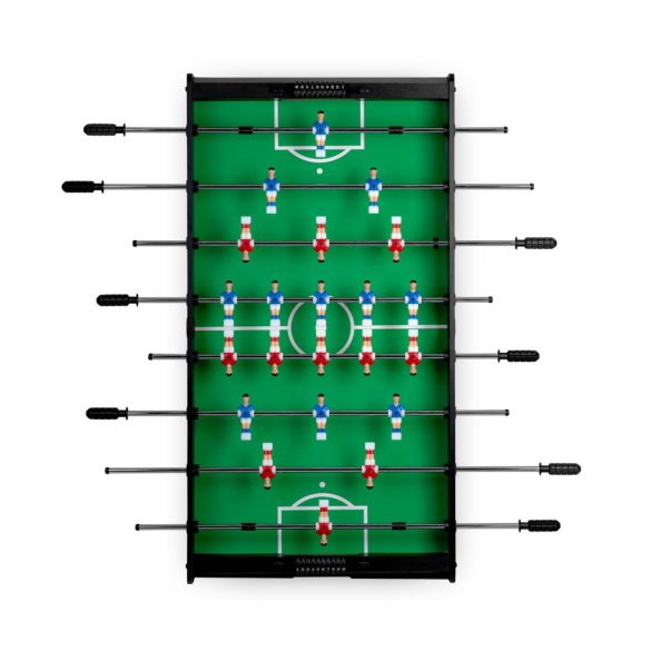 Csocsóasztal, Neo-Sport NS-805, zöld/fekete, 115 x 60 x 78 cm, állítható lábak, 22 játékos, 3 labda, 8 krómozott rúd, csúszásgátló fogantyúk, kézi számláló