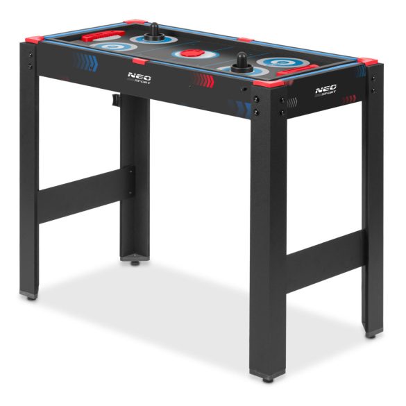 Multifunkciós játékasztal, Neo-Sport NS-810, 5 az 1-ben, 92 x 46 x 73 cm, biliárd, léghoki, pingpong, kosárlabda, íjászat, állítható lábak, teljes kiegészítőkkel
