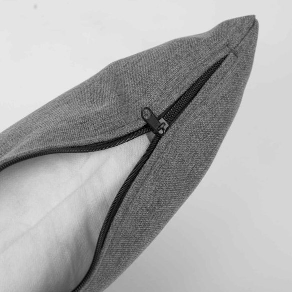 Lábtartós fotel, Sofotel Norse, szürke, lábtartóval, füles kialakítás, kárpitozott, bükkfa, filccel alábélelt lábak, levehető huzatú párna, skandináv stílus