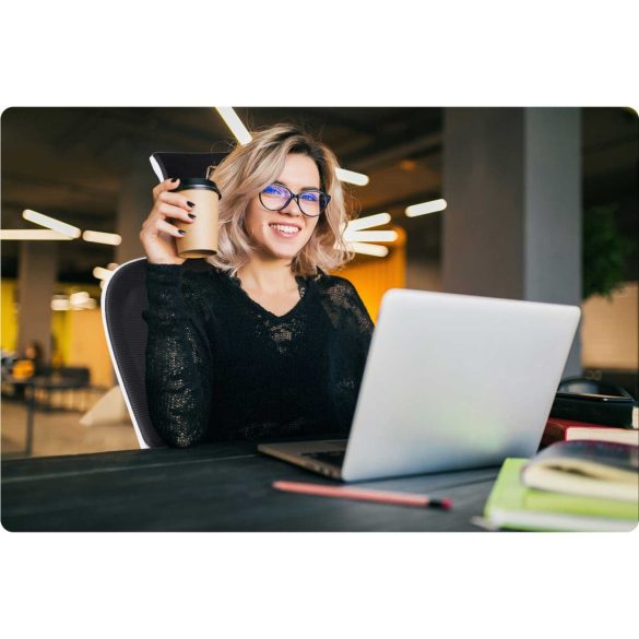 Irodai szék, Sofotel Formax, fekete, 121-131 cm, mikrohálós háttámla, állítható, hintamechanika, gázliftes magasságállítás, gumírozott kerekek, 120 kg teherbírás