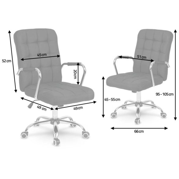 Irodai szék, Sofotel Benton+, fekete, szövet kárpitozás, Tilt mechanika, gázliftes magasságállítás, dönthető háttámla, dupla görgők