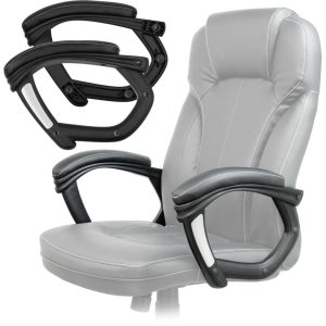 Szék karfa, Sofotel 222 típushoz, 2 db, fekete, tartós műanyag, univerzális méret, csavarok nélkül