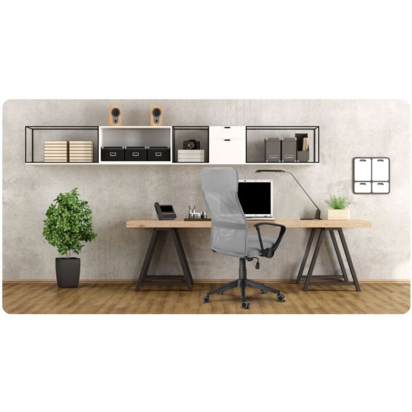 Szék karfa, Sofotel Sydney típushoz, 2 db, fekete, tartós műanyag, univerzális méret, csavarok nélkül