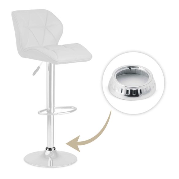 Bárszék talpkupak, Sofotel, ezüst, univerzális