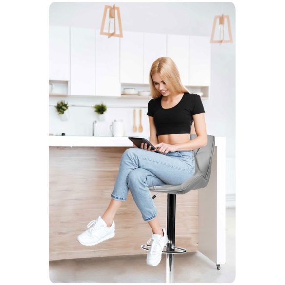 Bárszék talpkupak, Sofotel, ezüst, univerzális