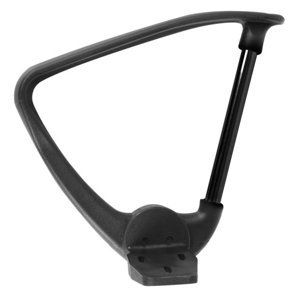 Szék karfa, Sofotel Sydney II típushoz, 2 db, fekete, tartós műanyag, univerzális méret, csavarok nélkül