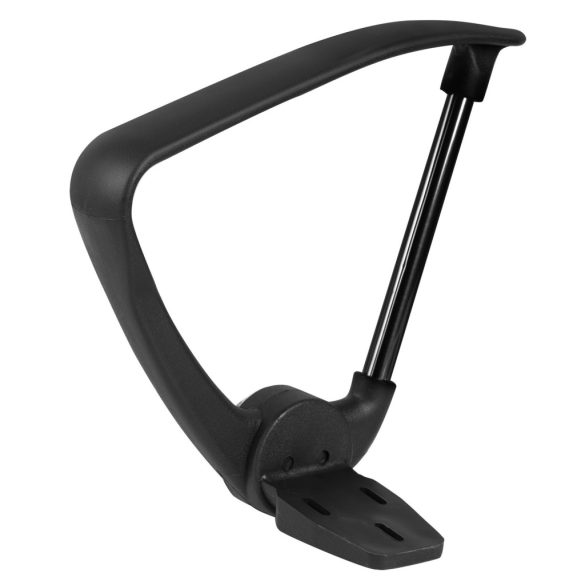 Szék karfa, Sofotel Sydney II típushoz, 2 db, fekete, tartós műanyag, univerzális méret, csavarok nélkül