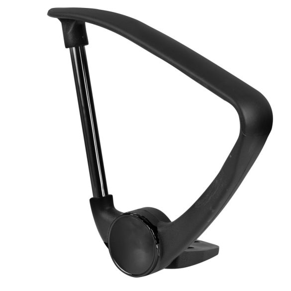 Szék karfa, Sofotel Sydney II típushoz, 2 db, fekete, tartós műanyag, univerzális méret, csavarok nélkül