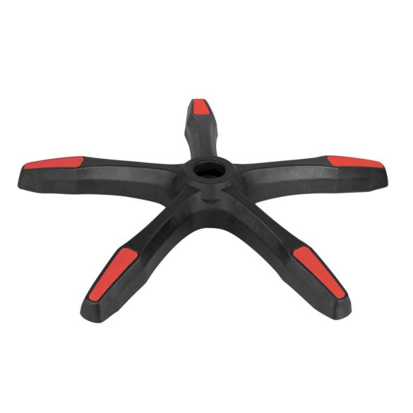 Szék talp, Sofotel, 32 cm, fekete-piros