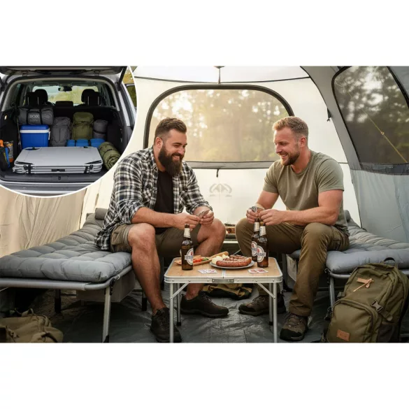 Napozóágy, Sofotel ChillWell Dream, szürke, 193 x 75,5 x 67 cm, összecsukható, párnázott, fekvő helyzetbe dönthető, teherbírás: 120 kg