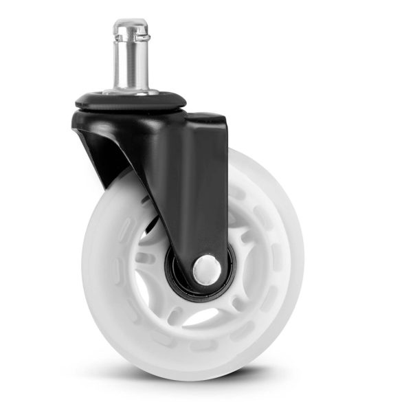 Székgörgő készlet, Sofotel, 5 db, átlátszó, 100% kaucsuk, csapágyazott, univerzális, fém szerkezet, csendes