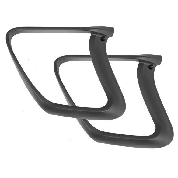 Szék karfa, Sofotel Praga típushoz, 2 db, fekete, tartós műanyag, univerzális méret, csavarok nélkül