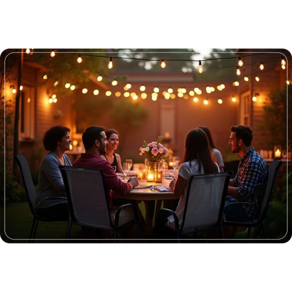 Kerti szék, Sofotel SO-980, sötétszürke, acél keret, textil, 120 kg teherbírás, 2 db-os szett