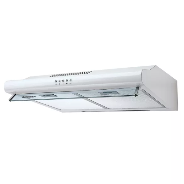 Aláépíthető páraelszívó, Berdsen, BE-10-A, 50 cm, fehér, LED világítás, 3 fokozat, rozsdamentes acél, 205 m3/h, mechanikus vezérlés