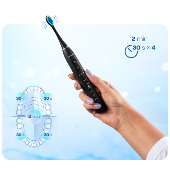 Szczoteczka soniczna do zębów Berdsen Galaxy czarna