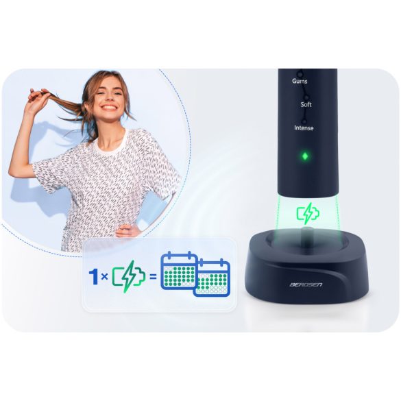 Szczoteczka soniczna do zębów Berdsen Galaxy granatowa