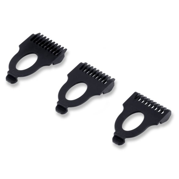 Akkumulátoros univerzális vágó, Berdsen BD-265, fekete, 5 W, 5 cserélhető fej, 3-5-7 mm, kétrétegű ollók, IPX7 vízálló, LCD kijelzős, Li-Ion 3,7 V 600 mAh, USB-C töltés