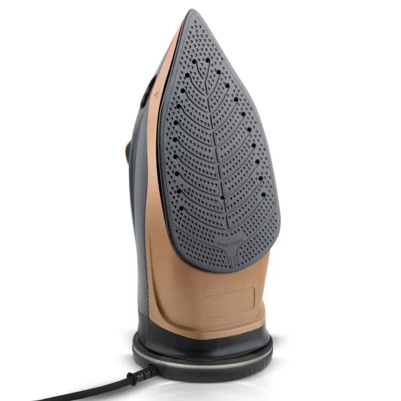 Függőleges gőzvasaló, Berdsen BD-333, fekete, 2600 W, kerámia bevonat, 320 ml víztartály, vezeték nélküli, töltőállvánnyal, függőleges gőzölés funkció