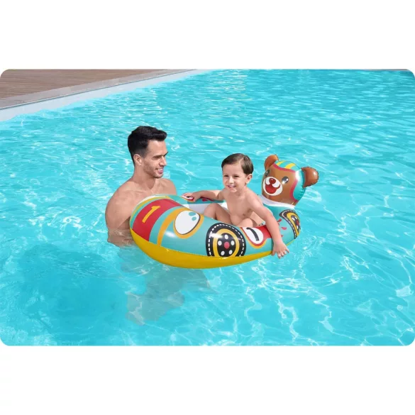 Gumimatrac, BESTWAY, türkiz, maci forma, 109 x 69 cm (34170-02)