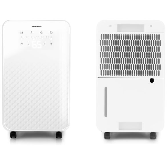 Páramentesítő, Berdsen BR-524, fehér, 2000 ml tartály, 12 l/24 h, kompresszoros, higrosztát, időzítő, csendes 39 dB folyamatos vízelvezetés, 280 W