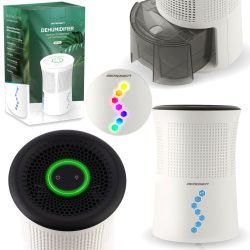   Páramentesítő, Berdsen BD-527, fehér, 700 ml tartály, 300 ml/nap, ultracsendes 34 dB, Peltier-technológia, LED világítás, energiatakarékos, 22,5 W