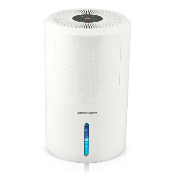 Páramentesítő, Berdsen BD-530, fehér, 2000 ml tartály, 750 ml/nap, ultracsendes 34 dB, Peltier-technológia, érintőpanel, időzítő, éjszakai mód, 60 W