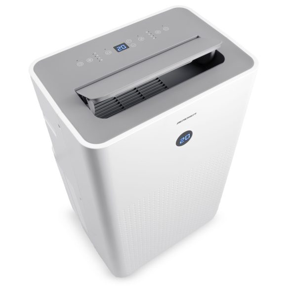 Mobil légkondicionáló, Berdsen, BD-584, fehér, 4100 W, 390 m3/óra, Wi-Fi okosvezérlés (Tuya Smart), hűt, párátlanít, ventilál, R290 hűtőközeg