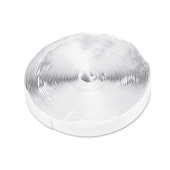 Ablaktömítő készlet mobilklímához, Berdsen, fehér, 400 cm, cipzáras, tépőzáras, vízálló, UV-álló, rovarvédelem, műanyag