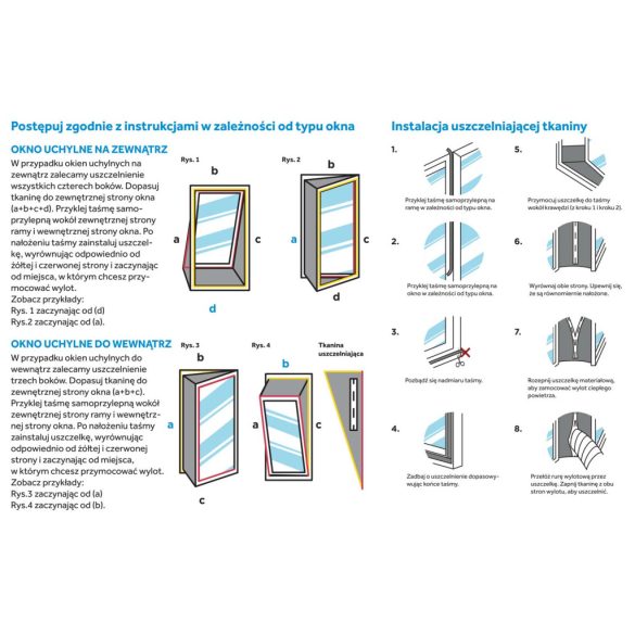 Ablaktömítő készlet mobilklímához, Berdsen, fehér, 400 cm, cipzáras, tépőzáras, vízálló, UV-álló, rovarvédelem, műanyag