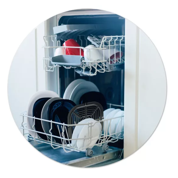 Rácsos tálca Berdsen BD-652 típusú Air Fryer forrólevegős sütőhöz, rozsdamentes, hőálló kivitel, könnyen tisztítható, tartós kialakítás