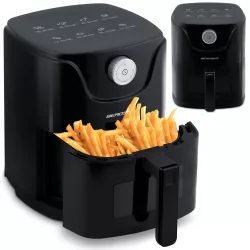   Air Fryer forrólevegős sütő, Berdsen BD-654, 2,5 l, fekete, olaj nélküli sütés, 8 programos, hőszigetelést biztosító ház, 1000 W