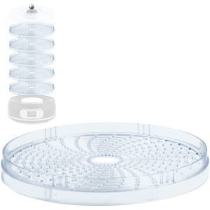 Konyhai aszaló tálca, Berdsen BD-691 elektromos konyhai aszalóhoz, átmérő: 27 cm, 1 db, könnyen tisztítható, nem tapadós felület