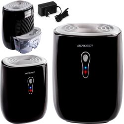   Páramentesítő, Berdsen BR-70B, fekete, 500 ml tartály, Peltier-technológia, ultracsendes 30 dB, vízszintjelző, energiatakarékos, 25 W