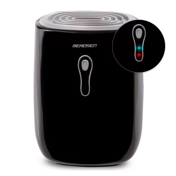 Páramentesítő, Berdsen BR-75B, fekete, 800 ml tartály, ultracsendes 34 dB, Peltier-technológia, folyamatos vízelvezetés, energiatakarékos, 22,5 W