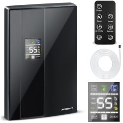   Páramentesítő, Berdsen BR-20D, fekete, 2000 ml tartály, UV-lámpás légtisztító funkcióval, Peltier-technológia, időzítő, csendes működés 38 dB, 90 W