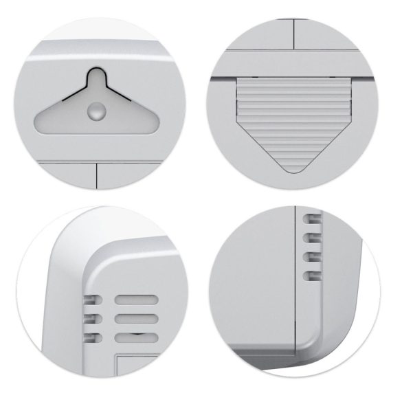 Időjárás állomás, Berdsen BD-903, ezüst, vezeték nélküli, kijelzős, külső érzékelővel, 60 m hatótáv, ébresztőóra, hőmérséklet