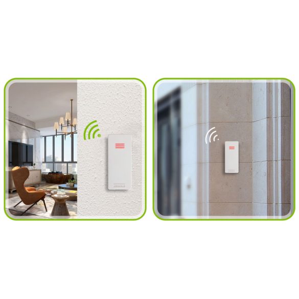 Időjárás állomás, Berdsen BD-903, ezüst, vezeték nélküli, kijelzős, külső érzékelővel, 60 m hatótáv, ébresztőóra, hőmérséklet