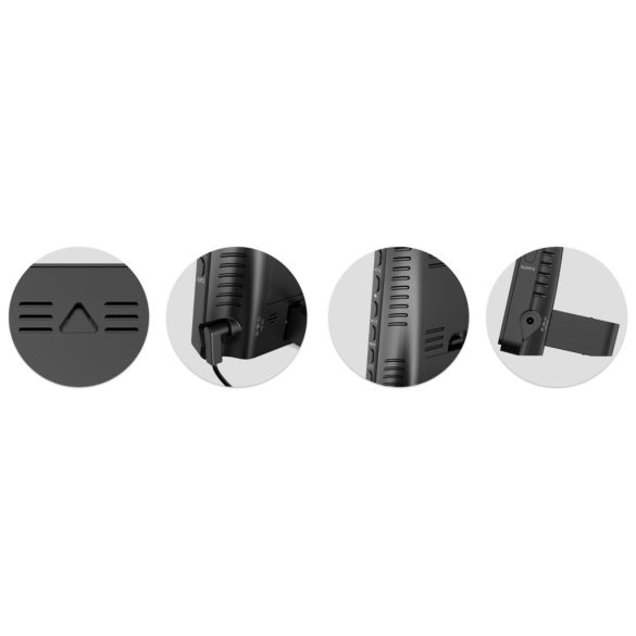 Időjárás állomás, BALDR BD-906, fekete, vezeték nélküli, színes kijelző, külső érzékelő, 60 m hatótáv, hőmérséklet, páratartalom, légnyomás, ébresztőóra, előrejelzés