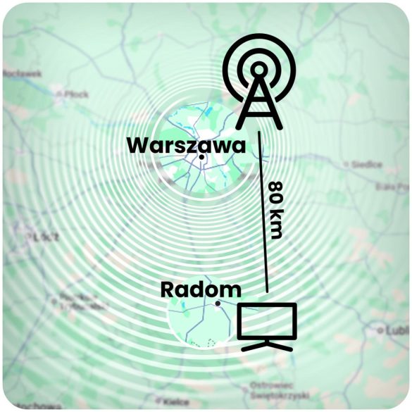 TV antenna, Berdsen BD-953, ezüst, kültéri, 4K Ultra HD kompatibilis, VHF + UHF, DVB-T/T2, LTE szűrős, 16 dB erősítés, 80 km hatótáv